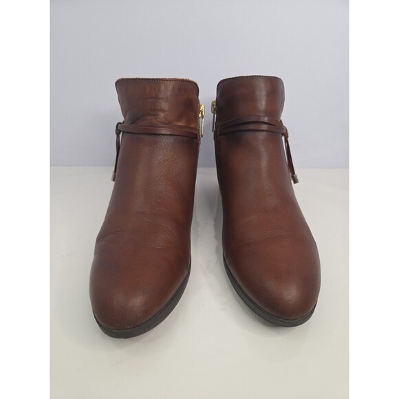 Pikolinos Cognac Leather Western Style Ankle Boots Daroca Sz 38 Comfy Soft - Picture 3 of 15